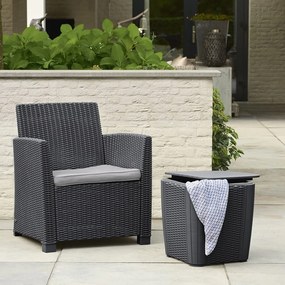 Tavolo da giardino in rattan 39x39 cm Luzon - Keter