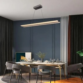 Lampadario a sospensione con filo LED dimmerabile LED/40W/230V 3000-6500K cromo + telecomando