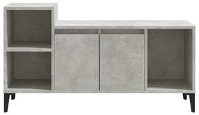 Mobile per tv grigio cemento 100x35x55 cm legno multistrato