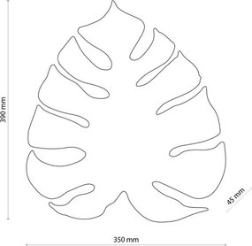 Applique MONSTERA 3xG9/8W/230V nera
