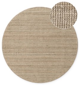 Tappeto rotondo grigio tortora in iuta ø 160 cm Bouclé Jaipur – Hanse Home