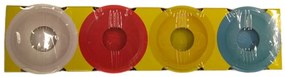Play-Doh Plastilina 4 Vasetti Colorati - bianco, rosso, giallo, blu