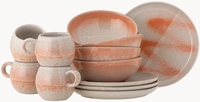 Set da colazione fatto a mano Paula, 4 persone, set da 12