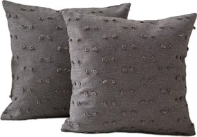 Federe decorative in set 2 pz 43x43 cm Tuffet – Mioli Decor