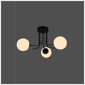 Apparecchio da soffitto nero, altezza 34 cm Star - Squid Lighting