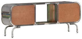 Mobile TV Multicolore 110x30x42 cm Legno Massello di Recupero