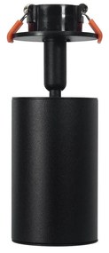 Faretto GU10 da Incasso Orientabile Foro Ø51mm - Nero