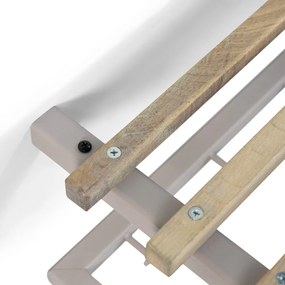 Attaccapanni da parete di colore naturale/grigio tortora in metallo con scaffale 76 cm Marco – Spinder Design