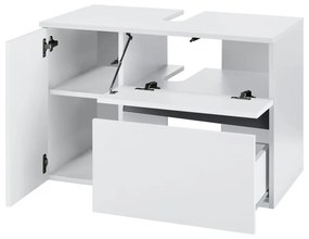 Mobile lavabo bianco , 80 x 53 cm Wisla - Støraa