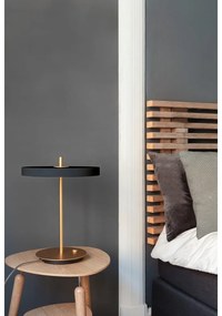 Lampada da tavolo dimmerabile a LED antracite con paralume in metallo (altezza 41,5 cm) Asteria Table - UMAGE