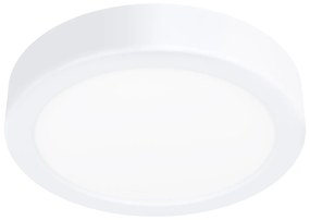 Plafoniera Moderna Fueva 5 Acciaio Bianco Led 11W 3000K Ip20