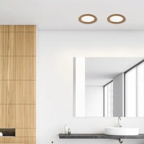 Faretto LED WOODY SPOT 16,5W 230V 4000K noce Ø18,5 cm