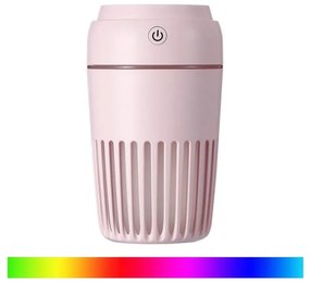Umidificatore LED RGB 300 ml LED/2W/5V rosa