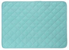 Tovaglietta americana Basik azzurra in cotone, da 32x45 cm