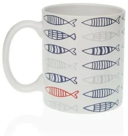 Tazza Mug Versa Fish Porcellana Gres