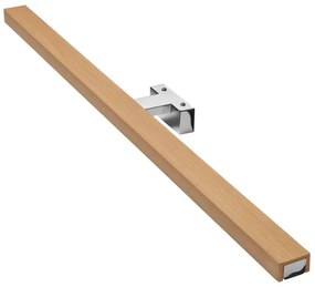Brilagi-Illuminazione a LED per specchi da bagno WOODY MIRROR LED/15W/230V IP44 quercia/cromo