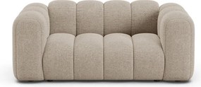 Divano beige con rivestimento in ciniglia 170 cm Lupine – Micadoni