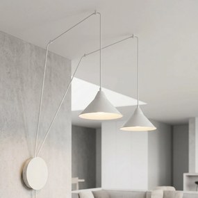 Piantana a Sospensione ABRAMO 2 WHITE o Black