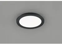 Plafoniera Rotonda Camillus Led Dimmerabile Nero IP44 26 cm Trio Lighting