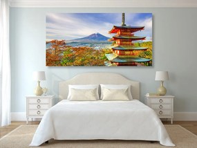 Stampa su tela – Vista sulla Pagoda Chureito e sul Monte Fuji