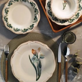 Set da tavola 18 pezzi multicolore/porcellana