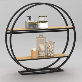 Tavolino SHELF diametro 62,5 cm quercia