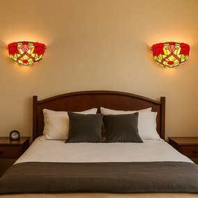 Brilagi - Applique da parete in vetro Tiffany GARLAN 1xE14/40W/230V