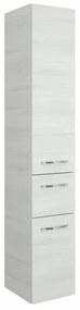 Colonna per mobile bagno image PELIPAL 1 cassetto 2 ante P 35 x L 30 x H 168 cm bianco