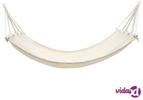 vidaXL Amaca con asta 210 x 150 cm crema