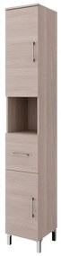 Colonna per mobile bagno SYMOA 1 cassetto 2 ante P 33.5 x L 31.5 x H 196 cm rovere naturale legno