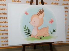 Stampa su tela – Cerbiatto adorabile