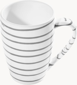 Tazza da colazione fatta a mano Graugeflammt