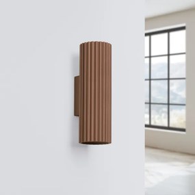 Brilagi - Lampada da parete CRESTO 2xGU10/10W/230V 20 cm marrone