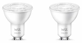 WiZ - Lampadine Smart Color 4,7W (345lm) 2700-6500K 2-pak GU10 WiZ