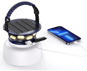 Immax 08493L - Lampada portatile a LED RGB ricaricabile a energia solare LED/10W/5V 3600 mAh IP65