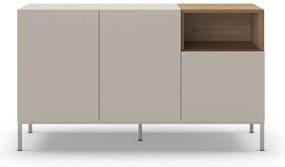 Cassettiera color crema 140x80 cm Cailin - Marckeric