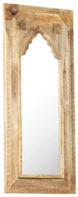 Specchio 50x3x110 cm in Legno Massello di Mango