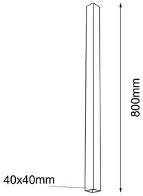 Shilo 1704 - Plafoniera  DOHA 1xGU10/15W/230V nera