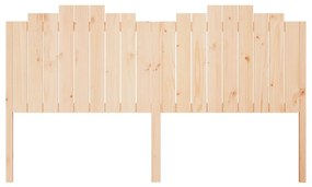 Testiera per letto 186x4x110 cm in legno massello di pino
