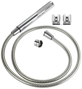 WENKO 81340100 - Doccia DUO 170 x 2,7 cm cromo lucido/argento/grigio