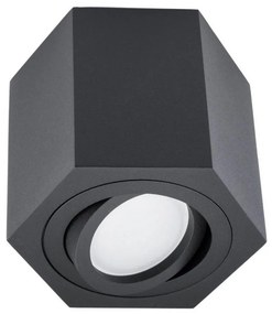 Plafoniera ARENO 1xGU10/30W/230V nera