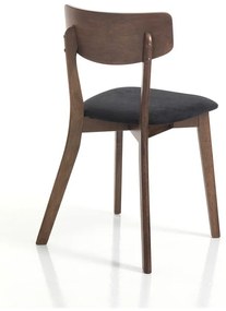 Sedie da pranzo in legno di noce Varm - Tomasucci