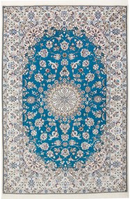Nain Tappeto persiano 190 x 130 Verde (Iran) Annodato A Mano