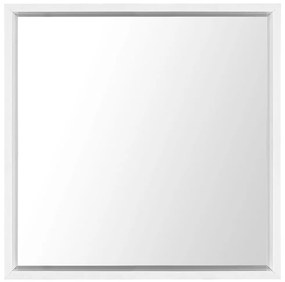Specchio da parete quadrato bianco 50 x 50 cm BRIGNOLES Beliani