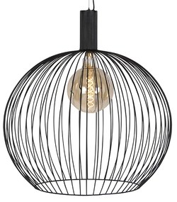 Lampada a sospensione di design rotonda nera 70 cm - Dos