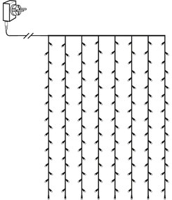 Catena luminosa a LED, lunghezza 1,3 m - Star Trading