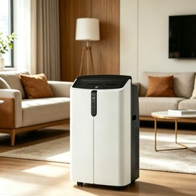 Costway Condizionatore portatile caldo freddo, Condizionatore d'aria 5 in 1 con telecomando 12000 BTU