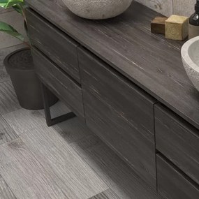 Mobile bagno a terra 180 cm con 5 cassetti SP-180P5 - KAMALU