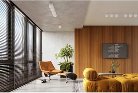 Plafoniera bianca con paralume in vetro ø 12 cm Umerta – Sollux