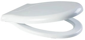 Copriwater Rossari ovale originale per serie sanitari PONTE GIULIO con chiusura rallentata in duroplast bianco